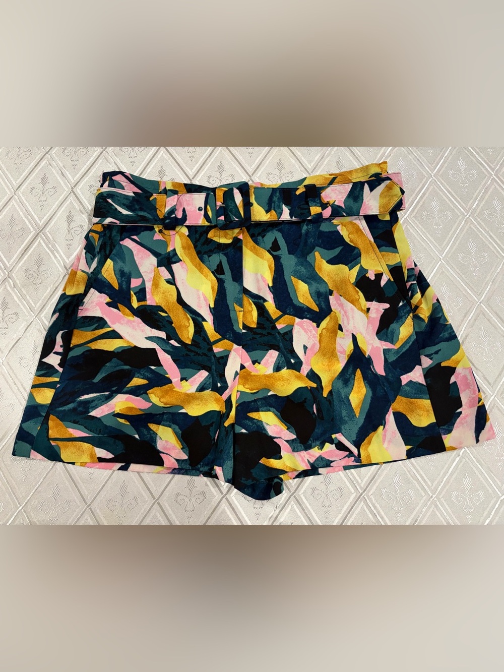 Apt. 9  Belted Shorts With Pockets